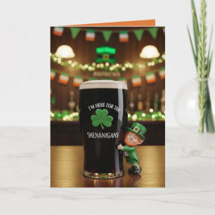 Shenanigans St. Patrick's Day Karte