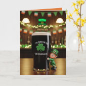 Shenanigans St. Patrick's Day Karte (Gelbe Blume)