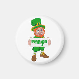 Shenanigans St. Patrick's Day Leprechaun St Pattys Magnet
