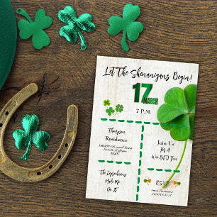 Shenanigans St. Patrick's Day Party Einladung