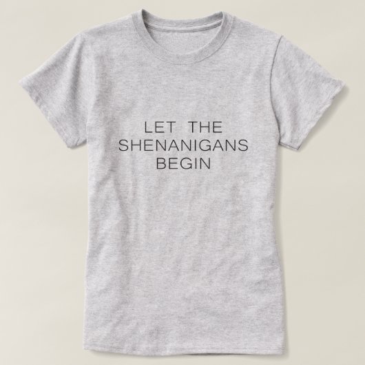 Shenanigans T-Shirt (Design vorne)