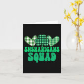 Shenanigans-Truppe, die zu St. Patrick's Unsinn ne Karte (Gelbe Blume)