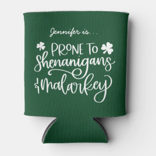 Shenanigans und Malarkey Custom St. Patrick's Day Dosenkühler