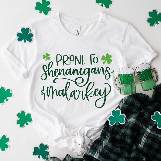 Shenanigans und Malarkey | Funny St. Patrick's Day T-Shirt