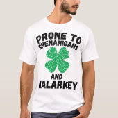 Shenanigans und Malarkey | Funny St. Patrick's Day T-Shirt (Vorderseite)