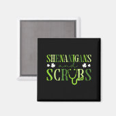 Shenanigans und Reinigungs-Stethoskop St. Patrick' Magnet (Vorderseite/Rückseite)