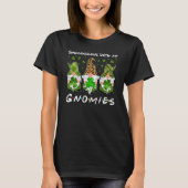 Shenanigans With My Gnomies St Patrick's Day Gnome T-Shirt (Vorderseite)