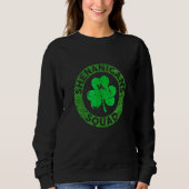 Shenanigansquad Funny St Patrick's Day Sweatshirt (Vorderseite)