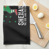 Shenanigator Dabbing St Patrick's Day Shenanigans Geschirrtuch (Viertel Falte)