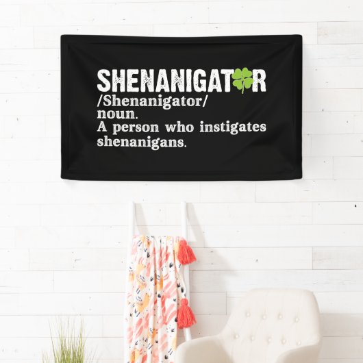 Shenanigator definiert St Patricks Day Banner (Insitu)