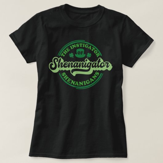 Shenanigator der Anstifter von Shenanigans Funny S T-Shirt (Design vorne)