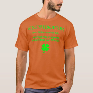 Shenanigator Vierblättriges Kleeblatt Saint Patric T-Shirt