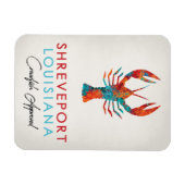 Shendeport Louisiana Crawfish Bright Magnet (Horizontal)