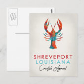 Shendeport Louisiana Crawfish Bright Postkarte (Vorne/Hinten)