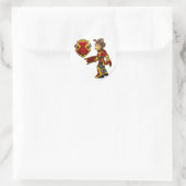 Shenkuu Team Captain 1 Runder Aufkleber (Tasche)