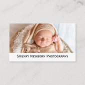 SHenry Newborn Fotografy Visitenkarte (Vorderseite)