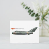 Shenyang J-5 (MiG-17) Postkarte (Stehend Vorderseite)