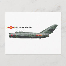 Shenyang J-5 (MiG-17) Postkarte
