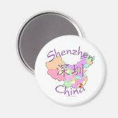 Shenzhen China Magnet (Vorderseite/Rückseite)