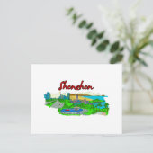 Shenzhen - China.png Postkarte (Stehend Vorderseite)