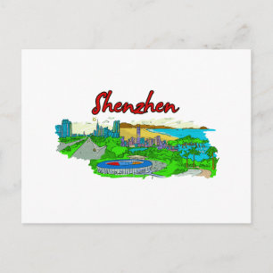 Shenzhen - China.png Postkarte