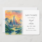 Shenzhen, China Zielkarte Save the Date (Vorderseite)