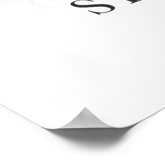 Shenzhen City Map Poster (Ecke)