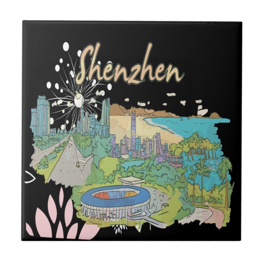 Shenzhen Fliese (Vorderseite)