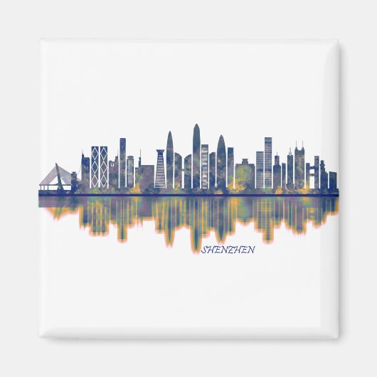 Shenzhen Skyline Magnet (Vorne)