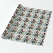 Shepadoodle-Weihnachtspapier Geschenkpapier (Ungerollt)