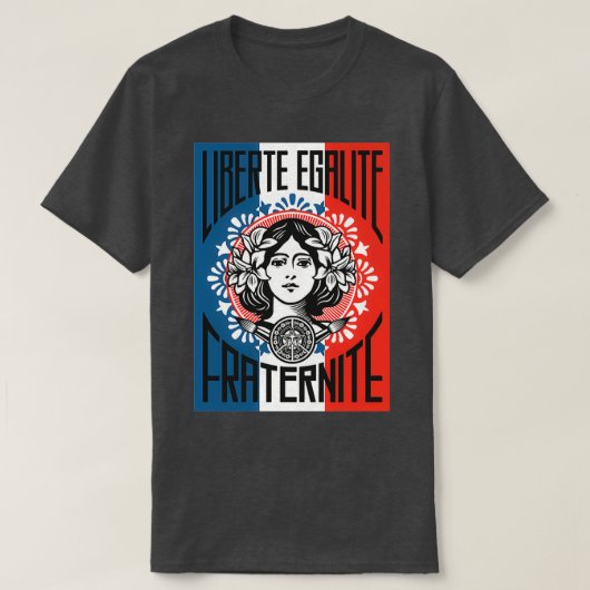Shepard Liberte Egalite Fraternite 1 T-Shirt (Design vorne)