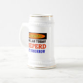 SHEPERD WARNING BIERGLAS (Vorderseite Links)