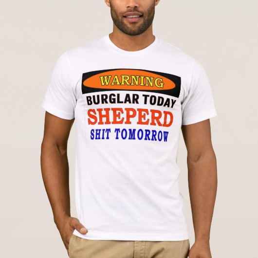 SHEPERD WARNING T-Shirt (Vorderseite)