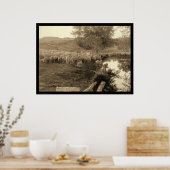 Shepherd and Flock South Dakota 1891 Poster (Küche)