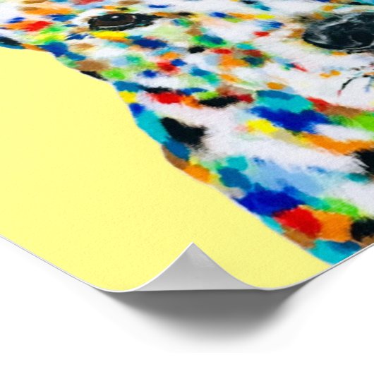 Shepherd-Birne und Pitbull-Labrador Mix Poster (Ecke)