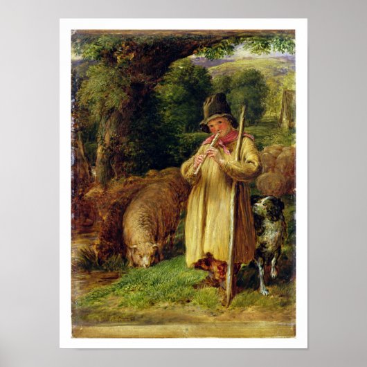 Shepherd Boy, 1831 (oil on panel) Poster (Vorne)