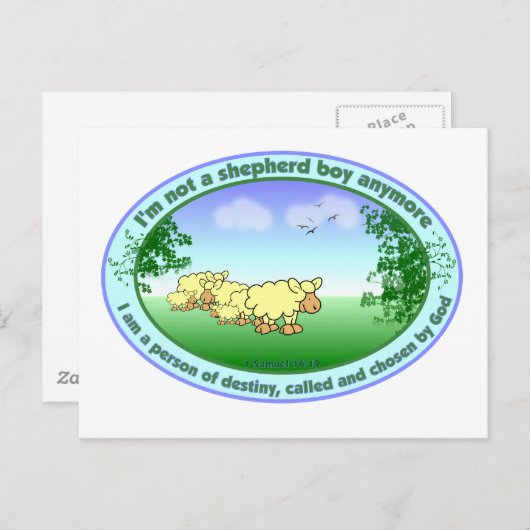 Shepherd Boy Postkarte (Vorne/Hinten)