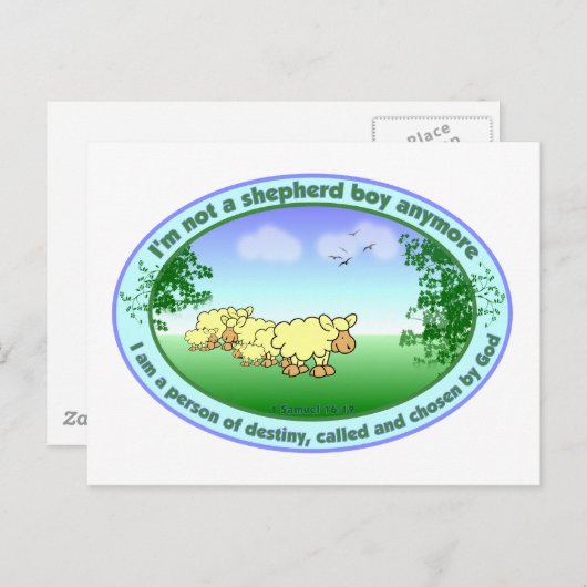 Shepherd Boy Postkarte (Vorne/Hinten)