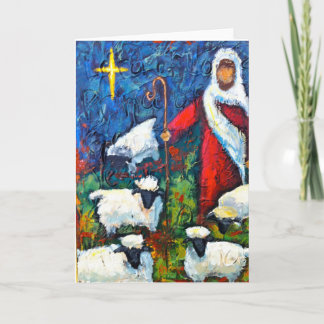 Shepherd Christmas Card Feiertagskarte