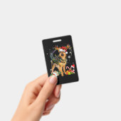 Shepherd Christmas Dog Ausweis (Handheld)