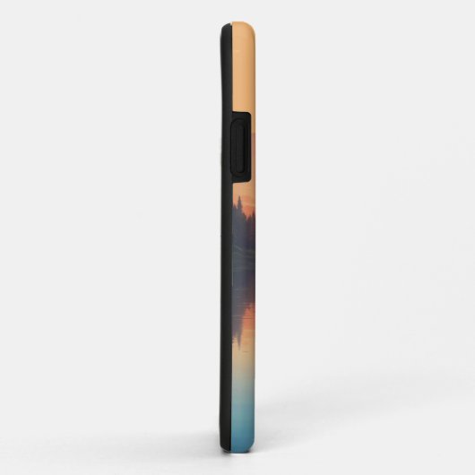 Shepherd Collie am See Case-Mate iPhone Hülle (Hinten/Rechts)