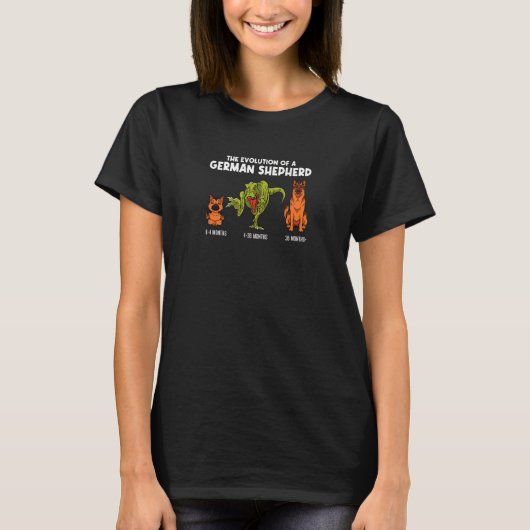 Shepherd Evolution German Shepherd T-Shirt (Vorderseite)