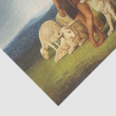 Shepherd in a Rural Landscape Seidenpapier (Ausschnitt)