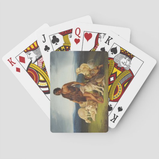 Shepherd in a Rural Landscape Spielkarten (Rückseite)