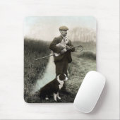 "Shepherd mit Border-Collie und Lamm " ~Mousepad Mousepad (Mit Mouse)