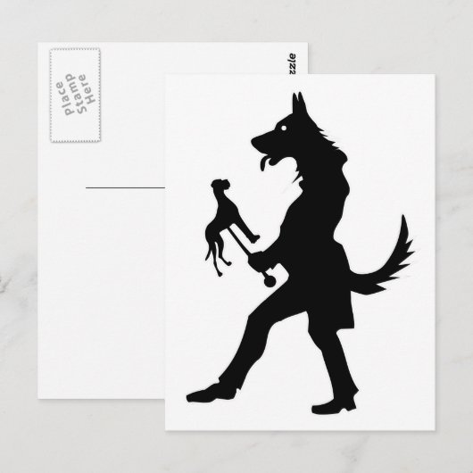 Shepherd Puppet Master Postkarte (Vorne/Hinten)