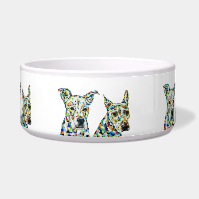 Shepherd Shar pei & Pitbull Labrador Bowl Napf (Vorderseite)