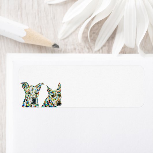 Shepherd Shar pei Pitbull Labrador Rücksendeadress (Insitu)