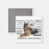 Shepherd Traits Magnet (Vorderseite/Rückseite)