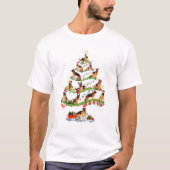 Shepherd Tree Christmas Candy T-Shirt (Vorderseite)